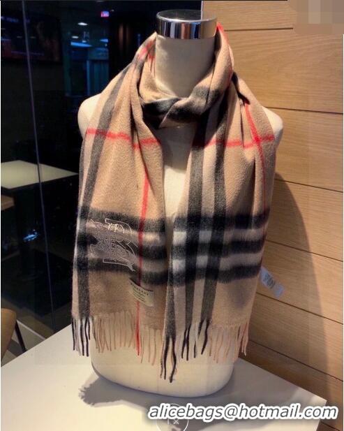 Top Quality Burberry Check Long Scarf 32x180cm 1108 Brown 2023