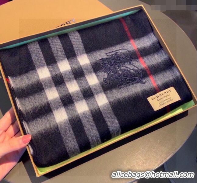 Grade Design Burberry Check Long Scarf 32x180cm 1108 Blue 2023