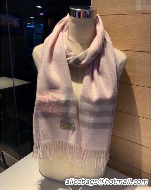 Super Quality Burberry Check Long Scarf 32x180cm 1108 Light Pink 2023