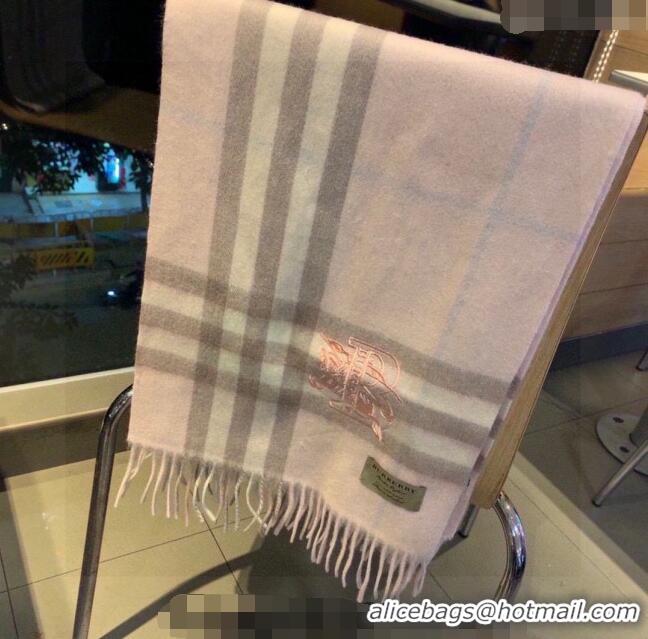 Super Quality Burberry Check Long Scarf 32x180cm 1108 Light Pink 2023