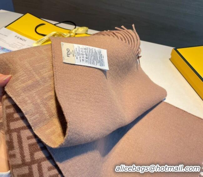 Super Quality Fendi Wool FF Long Scarf 30x180cm F1108 Brown 2023