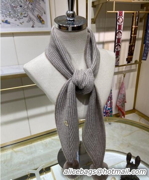 Cheapest Loro Piana Knit Long Scarf 11x120cm LP8071 Beige 2023