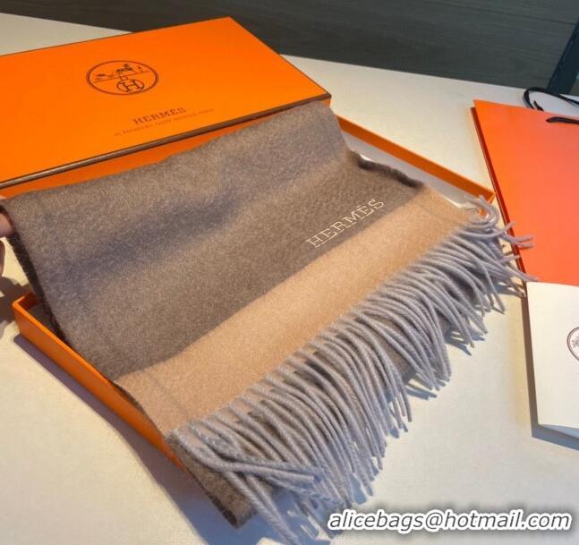 Buy Cheap Hermes Cashmere Long Scarf 30x185cm H11704 Grey 2023