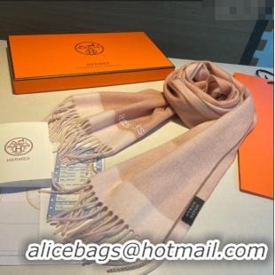 Buy Discount Hermes Cashmere Long Scarf 30x185cm H11705 Pink 2023