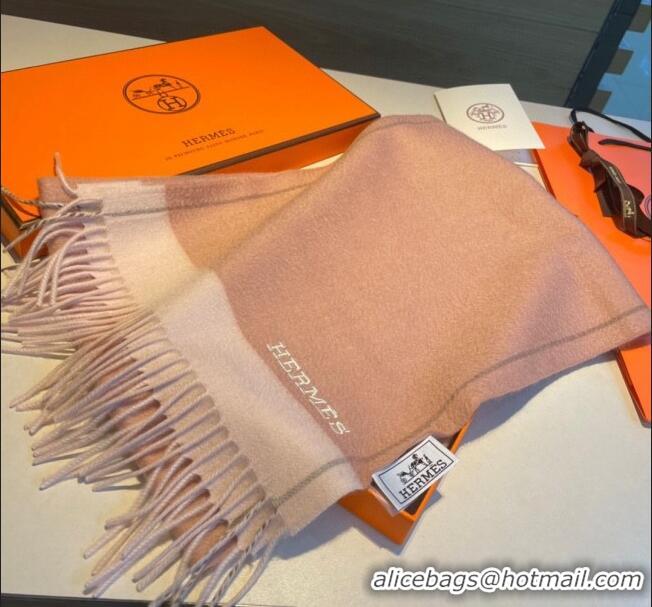 Buy Discount Hermes Cashmere Long Scarf 30x185cm H11705 Pink 2023