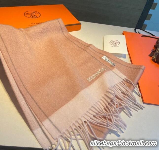 Buy Discount Hermes Cashmere Long Scarf 30x185cm H11705 Pink 2023