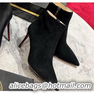 Good Product Christian Louboutin So Kate Boots 10cm in Suede Black 103079