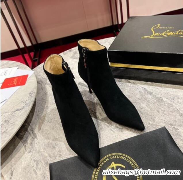 Good Product Christian Louboutin So Kate Boots 10cm in Suede Black 103079