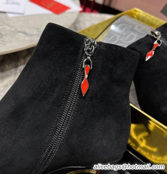 Good Product Christian Louboutin So Kate Boots 10cm in Suede Black 103079