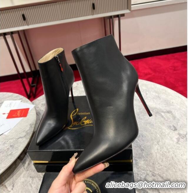 Reasonable Price Christian Louboutin So Kate Boots 10cm in Calf Leather Black 103080