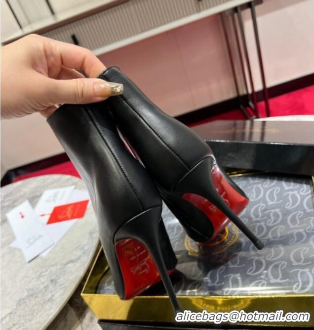 Reasonable Price Christian Louboutin So Kate Boots 10cm in Calf Leather Black 103080