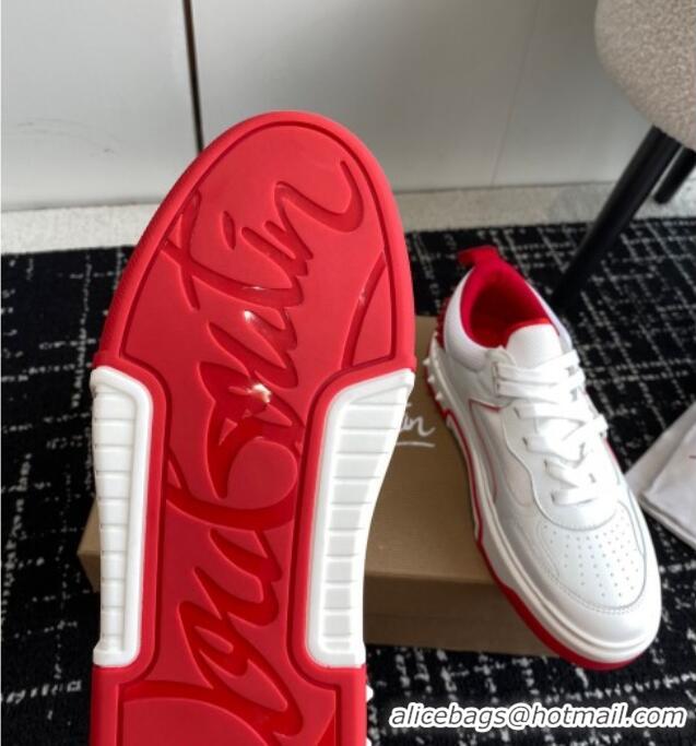 Best Luxury Christian Louboutin Astroloubi Man Sneakers in Calf Leather White 103081