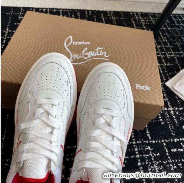 Best Luxury Christian Louboutin Astroloubi Man Sneakers in Calf Leather White 103081