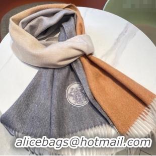 Buy Discount Hermes Long Scarf 35x180cm H11714 Grey/Brown 2023