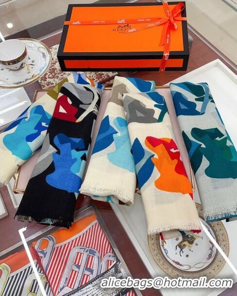 Reasonable Price Hermes Cashmere & Silk Long Scarf 180x63cm H11732 2023