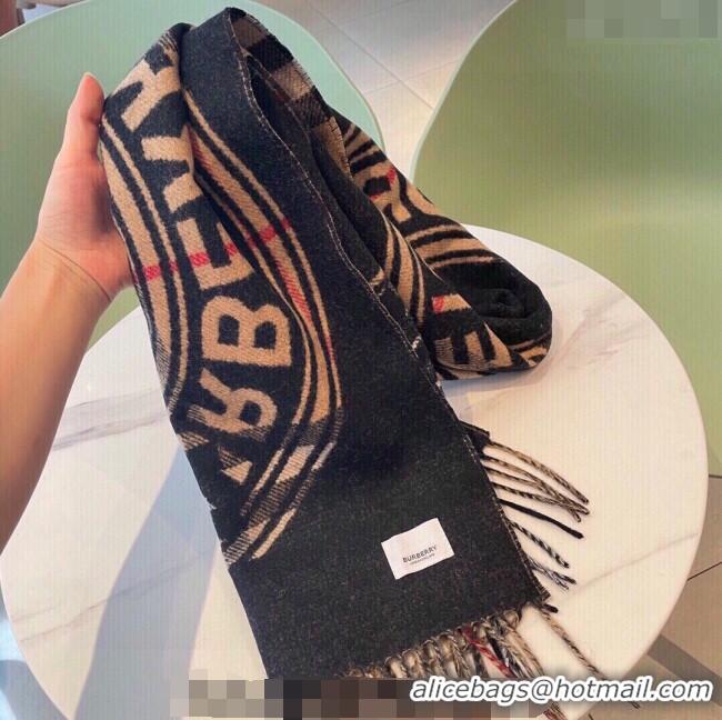 Best Quality Burberry Reversible Montage Check Scarf 30x168cm BU3001 Beige 2023