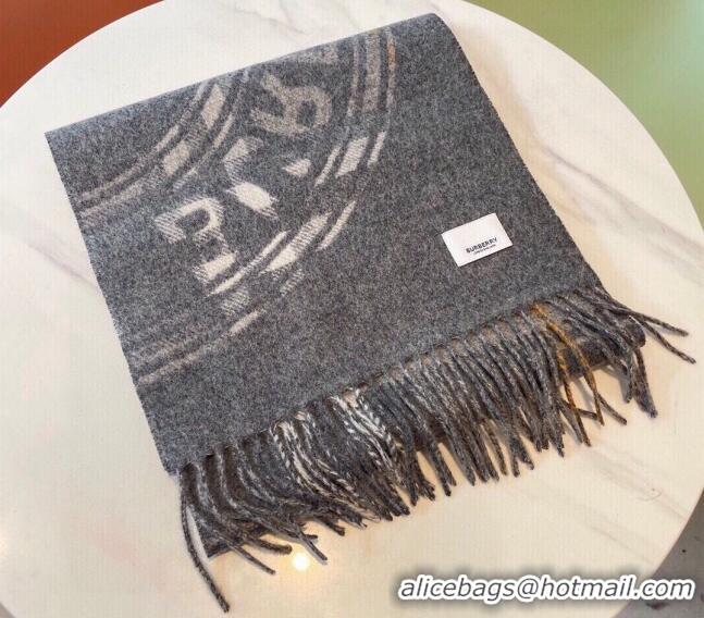 Cheapest Burberry Reversible Montage Check Scarf 30x168cm BU3001 Grey 2023