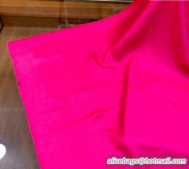 Most Popular Louis Vuitton Classic Shiny Monogram Silk Square Scarf 140cm 1123 Pink 2023