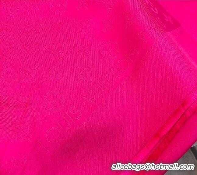 Most Popular Louis Vuitton Classic Shiny Monogram Silk Square Scarf 140cm 1123 Pink 2023