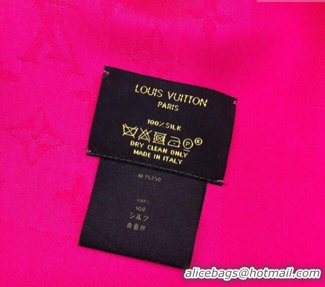 Most Popular Louis Vuitton Classic Shiny Monogram Silk Square Scarf 140cm 1123 Pink 2023