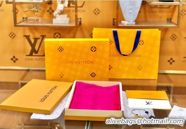 Most Popular Louis Vuitton Classic Shiny Monogram Silk Square Scarf 140cm 1123 Pink 2023