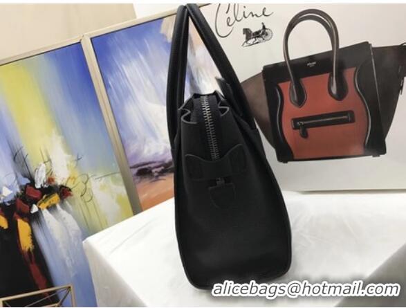 Promotional Celine Luggage Micro Tote Bag Original Leather CLY33081M Black