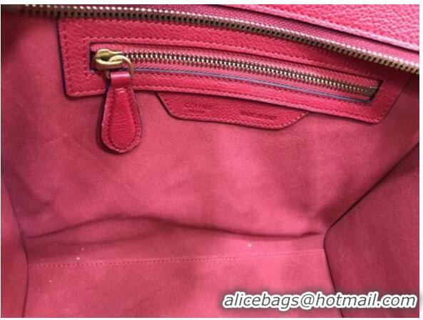 Good Product Celine Luggage Micro Tote Bag Original Leather CLY33081M Red