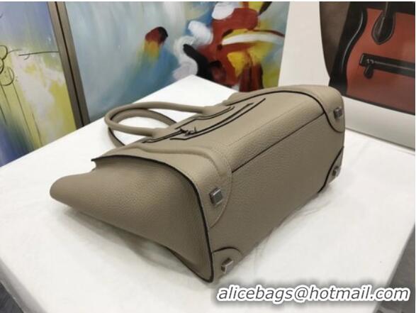 Low Cost Celine Luggage Micro Tote Bag Original Leather CLY33081M Khaki