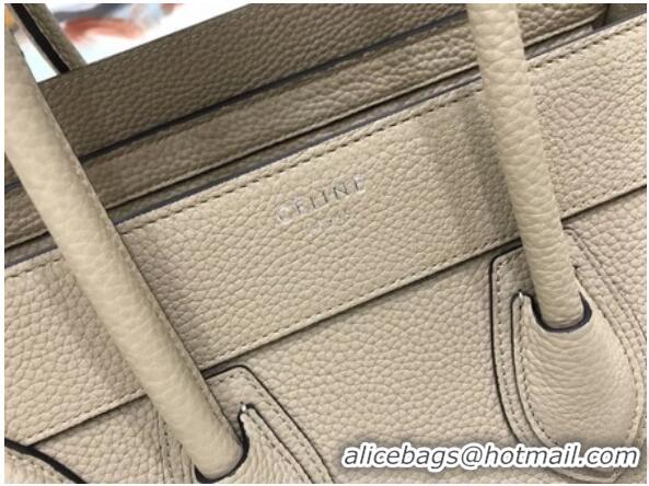 Low Cost Celine Luggage Micro Tote Bag Original Leather CLY33081M Khaki