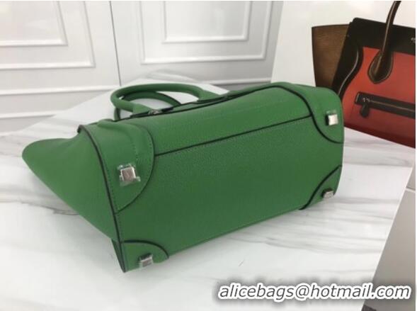 Promotional Celine Luggage Micro Tote Bag Original Leather CLY33081M Green