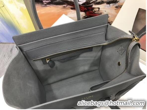 Trendy Design Celine Luggage Micro Tote Bag Original Leather CLY33081M Deep Grey