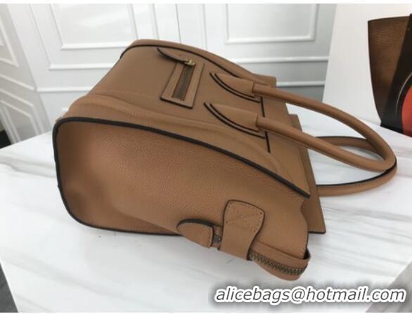 Unique Style Celine Luggage Micro Tote Bag Original Leather CLY33081M Apricot