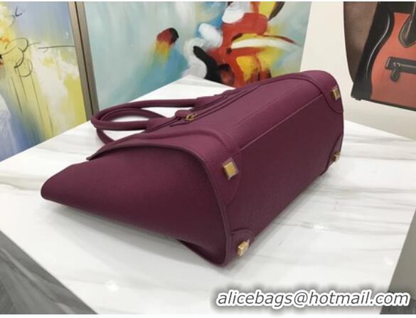 Best Price Celine Luggage Micro Tote Bag Original Leather CLY33081M Purple