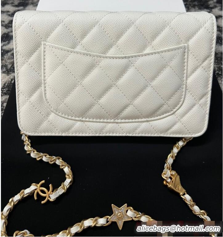 Traditional Specials Chanel WALLET ON CHAIN AP3580 White