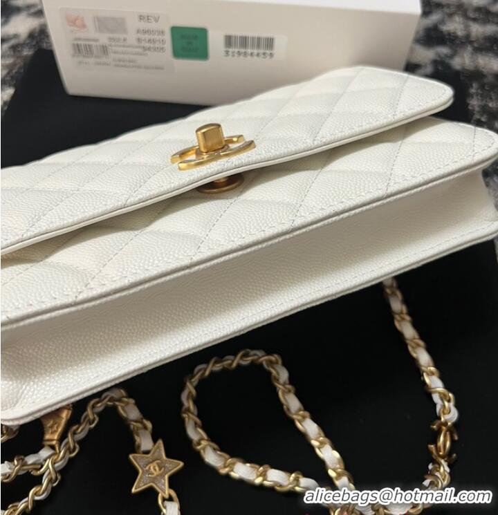 Traditional Specials Chanel WALLET ON CHAIN AP3580 White