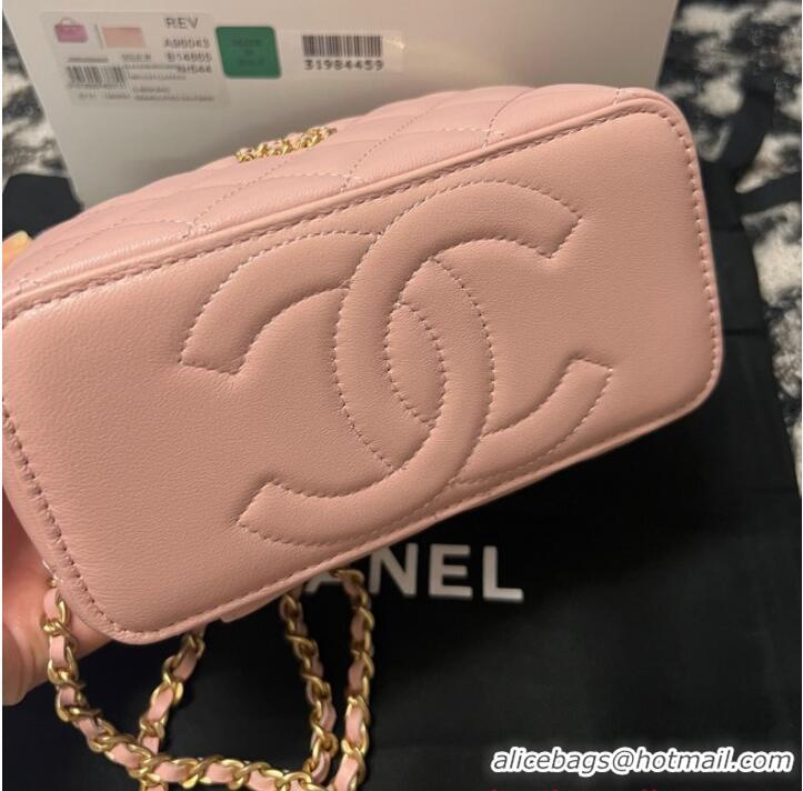 Big Discount CHANEL CLUTCH WITH CHAIN AP3747 pink