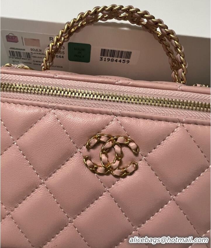 Big Discount CHANEL CLUTCH WITH CHAIN AP3747 pink