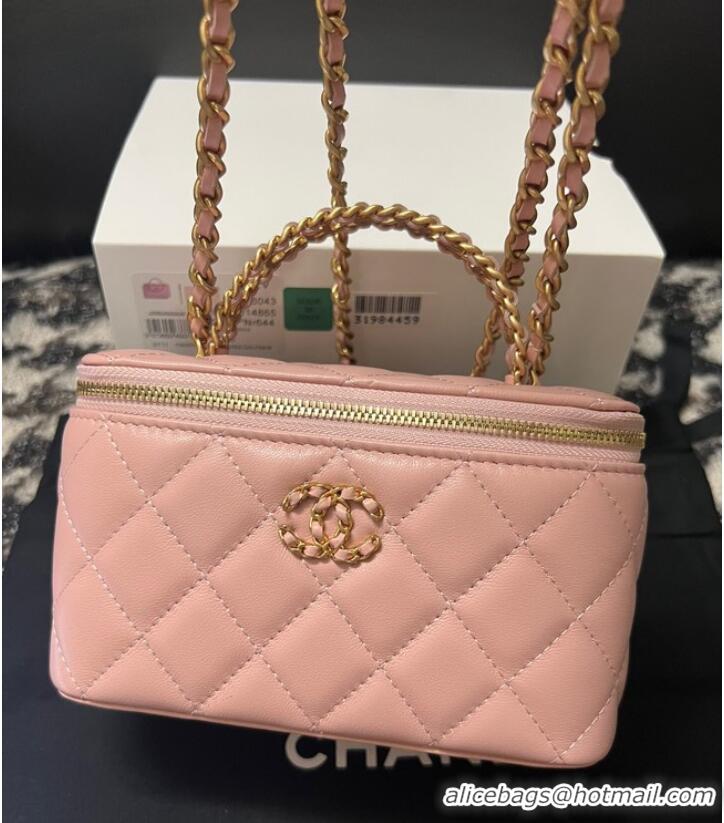 Big Discount CHANEL CLUTCH WITH CHAIN AP3747 pink