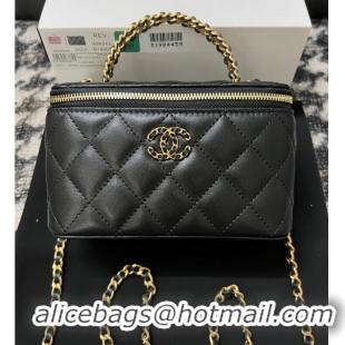 New Design CHANEL CLUTCH WITH CHAIN AP3747 black