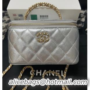 Top Quality CHANEL CLUTCH WITH CHAIN AP3747 Silver