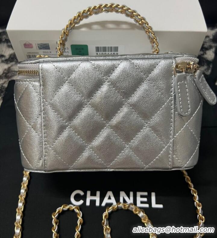 Top Quality CHANEL CLUTCH WITH CHAIN AP3747 Silver