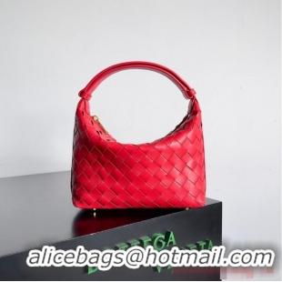 Pretty Style Bottega Veneta Mini Wallace 754443 Red