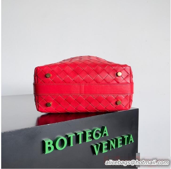 Pretty Style Bottega Veneta Mini Wallace 754443 Red