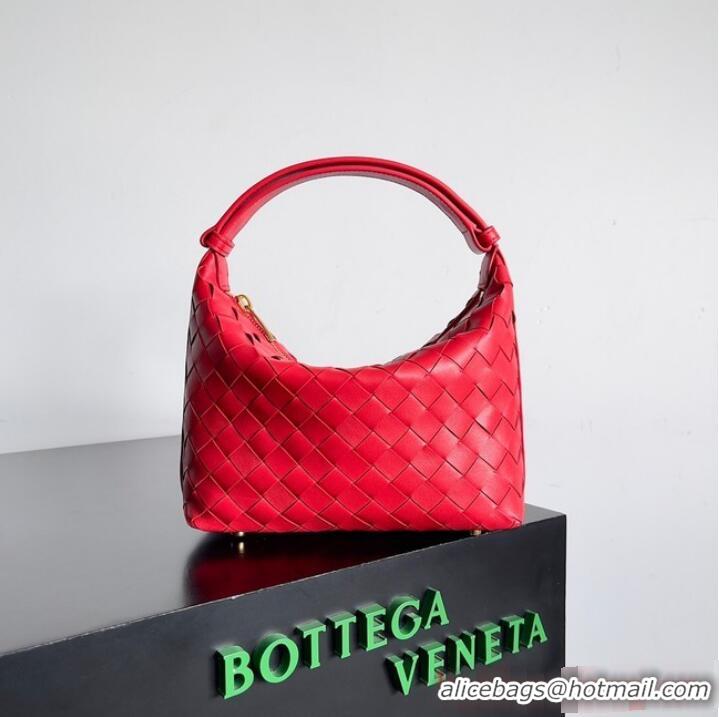 Pretty Style Bottega Veneta Mini Wallace 754443 Red