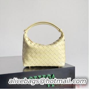 Low Cost Bottega Veneta Mini Wallace 754443 Camomile