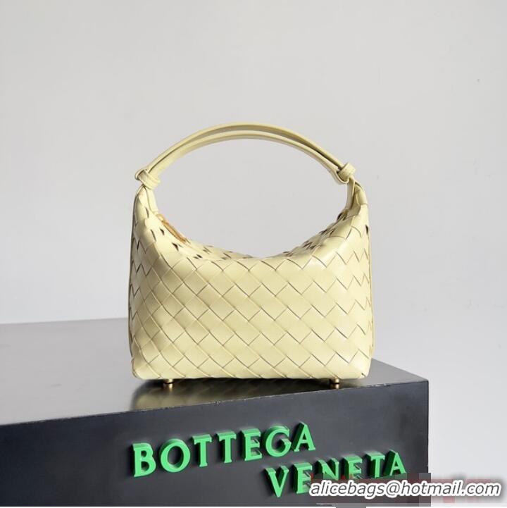 Low Cost Bottega Veneta Mini Wallace 754443 Camomile