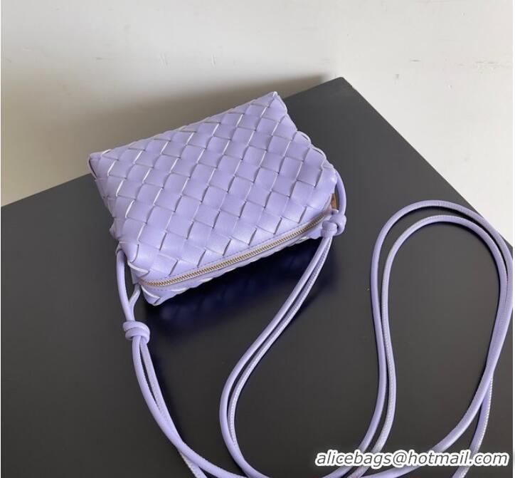 Luxurious Bottega Veneta Mini Loop Camera Bag 723547 Oyster