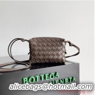 Pretty Style Bottega Veneta Mini Loop Camera Bag 723547 Fondant