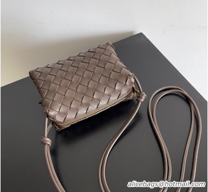 Pretty Style Bottega Veneta Mini Loop Camera Bag 723547 Fondant