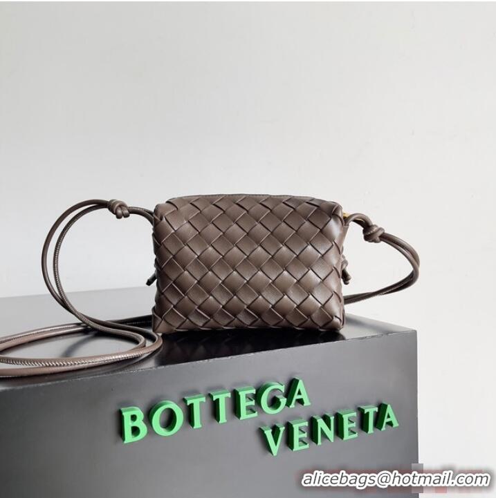 Pretty Style Bottega Veneta Mini Loop Camera Bag 723547 Fondant